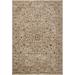 White 47 x 47 x 0.25 in Area Rug - Loloi Rugs Sorrento Oriental Machine Made Area Rug in Bark/Natural | 47 H x 47 W x 0.25 D in | Wayfair