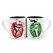 Silver Buffalo Nightmare Before Christmas Jack Holiday Mugs, Set Of 2 | Each Holds 14 Ounces Ceramic in Brown/Green/Red | 5 H in | Wayfair NB13183J