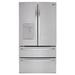 LG 36" French Door Refrigerator 29 cu. ft. Refrigerator, Stainless Steel in Gray | 69.75 H x 35.75 W x 33.75 D in | Wayfair LRMWS2906S