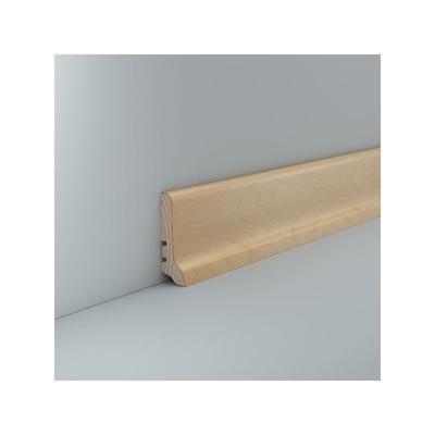 Sockelleiste Parkettleiste 20x60 Ahorn lackiert Echtholzfurnier Parkett Laminat