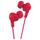 JVC - Gumy Plus Wired Earbud Headphones - Red