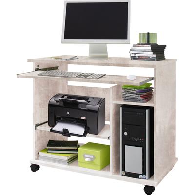 Computertisch VOGL MÖBELFABRIK "Compi", blau (betongrau), B:72cm H:76cm T:46cm, Tische, Home Office Image