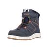 Stiefel ZIGZAG "Rincet", Gr. 33, blau (blau, orange), Polyurethane, Kunstfaser, casual, Schuhe, mit praktischem Schnellschnürsystem