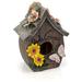 August Grove® Aino 6 in x 8 in x 7 in Birdhouse Wood in Brown | 5.96 H x 8.48 W x 6.876 D in | Wayfair 369A9D44E89B4DAA8F4A23259F406240