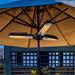 1500W Foldable Electric Patio Heater with 3 Heating Panels