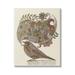 Stupell Industries Song Bird Complex Paisley Patterns Botanical Leaves Graphic Art Gallery Wrapped Canvas Print Wall Art Design by Valentina Harper