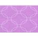 Ahgly Company Machine Washable Indoor Rectangle Transitional Violet Purple Area Rugs 6 x 9