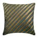 Pillow Case Decorative Pillow Covers 12x12 inch (30x30 cm) Grey Silk Throw Pillow Covers Handmade Pillow Covers Striped Throw Pillow Covers Modern Throw - Unfolding Grey Copper