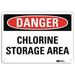 Lyle Danger Sign 10 in x 14 in Aluminum U3-1175-RA_14X10