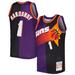 Men's Mitchell & Ness Penny Hardaway Purple/Black Phoenix Suns Hardwood Classics 1999/00 Split Swingman Jersey