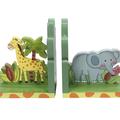 Fantasy Fields - Kids Sunny Safari Decorative Bookends (Set of 2) MDF (Eco - Friendly)