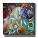 Epic Graffiti Unicorn And Planets by Enright Canvas Wall Art 37 x37