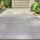 9x12 Waterproof Reversible Plastic Straw Outdoor Rugs for Patios | Also for Camping RV Deck Porch Balcony Camp Patio | Multi-Color Stripes | Size: 8 11 x 11 10