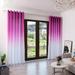 TANGNADE Leaves Sheer Curtain Tulle Window Treatment Voile Drape Valance 1 Panel Fabric Stripe Shower Curtain Purple