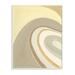 Stupell Industries Organic Grooved Abstraction Neutral Brown Yellow Wall Plaque 10 x 15 Design by Danhui Nai
