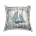 Stupell Industries Home is Where The Boat s Docked Nautical Family Coastal Grey 18 x 7 x 18 Decorative Pillows