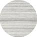 Ahgly Company Machine Washable Indoor Round Contemporary Gray Cloud Gray Area Rugs 8 Round