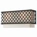 2 Light Ada Wall Sconce in Glam Style 16 inches Wide By 7 inches High-English Bronze Finish Bailey Street Home 218-Bel-2513104