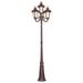 4 Light Outdoor 4 Head Post in Traditional Style 23 inches Wide By 93 inches High-Imperial Bronze Finish Bailey Street Home 218-Bel-1653980