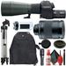 Swarovski STR-80 HD 80mm Spotting Scope (MOA Reticle) + Swarovski 20-60x Zoom Spotting Scope Eyepiece + Padded Backpack + Flashlight + 6FT Tripod + 6Ave Cleaning Kit