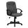 Flash Furniture Gray Contemporary Adjustable Height Swivel Upholstered Executive Chair | 847254009492