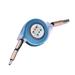 1m USB Charging Cable Retractable Type-C / Micro USB Charging Cord Portable Charger Cable for Phones (Blue)