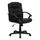 Flash Furniture Black Contemporary Adjustable Height Swivel Faux Leather Task Chair | 847254009447