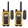 Talkabout T402 Rechargeable 2-Way Radio in Yellow with Black (2-Pack)