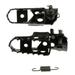 1 Pair of Black Motorcycle Pedal Motorbike Footrest Motorbike Foot Pedal for Motorcycle Footrest