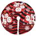 Chicago Bulls Snowman Sherpa Christmas Tree Skirt