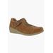 Extra Wide Width Women's Jillian Flats by Drew in Tan Nubuck (Size 7 1/2 WW)