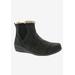 Extra Wide Width Women's Jayla Bootie by Drew in Black Nubuck (Size 11 WW)