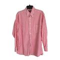 Burberry Shirts | Burberry Mens Shirt Adult Size 16 1/2 34 Pinkish Stripped Long Sleeve Button Up | Color: Pink | Size: 16 1/2 34