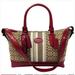 Coach Bags | Coach 21154 Red Legacy Signature Stripe Molly Bag | Color: Brown/Red | Size: See Listing