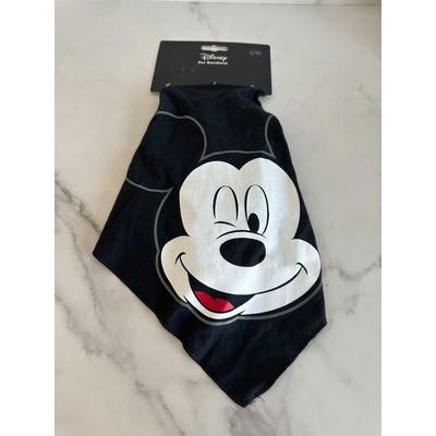 Disney Dog | Disney Mickey Mouse Pet Bandana Sz L/Xl New | Color: Black/White | Size: L/Xl