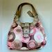 Coach Bags | Coach Bag | Coach Soho Sateen Lynn Hand Bag. | Color: Cream/Pink | Size: Os