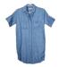 Madewell Dresses | Madewell Shirt Dress Womens Xxs Blue Button Front Short Sleeve Collared | Color: Blue | Size: Xxs