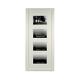 Wall Space Multi Aperture Photo Frame 6x4-25mm Matt White - REAL GLASS - Picture Frames Multiple Photos 6 x 4 Photo Frames Multiple Photos - Four Photos