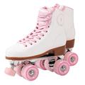 Flamingueo Roller Skates - 4 Wheel Roller Boots, Quad Skates, ABEC-7, Roller Skates Adult 80A, Adjustable Break, Girls Roller Skates, Size 38 EU