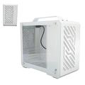 Yunseity Micro ATX ITX Computer Case, Aluminum Computer Gaming Case with Tempered Glass Side, RGB Motherboard PC Case with USB 3.1 3.0 Ports
