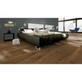 Moka - Parquet chˆne contrecoll' chˆne vieilli brossage intense, huil' fum' rustic rustic r&l