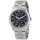 Guess Men's Quartz Watch with Black Dial Analogue Display and Silver Stainless Steel Strap W11562G3