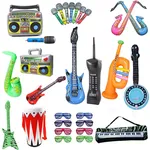 Instruments de musique gonflables pour enfants jouet ballon en PVC accessoires de scène pour