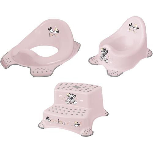 "Töpfchen KEEEPER ""Minnie, rosa"" rosa (minnie, rosa) Baby Töpfchen Baby-Toilette Kinderpflege-Set - Töpfchen, Toilettensitz und Tritthocker"