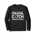 Crucial a Catch Intercept Brustkrebs-Bewusstsein Langarmshirt