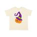 Inktastic Winking Pumpkin Pumpkin With Witch Hat Halloween Boys or Girls Toddler T-Shirt