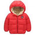 Eleanos Winter Warm Baby Long Sleeve Hoodie Jacket Outerwear Down Coat Clothes