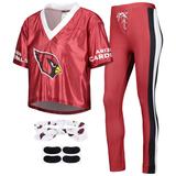 Women's Cardinal Arizona Cardinals Game Day Costume Set