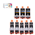 Compatible Canon 35 36 Ink Cartridge Replacement for Canon PGI-35 CLI-36 PGI35 CLI36 Ink Work with Canon Pixma iP110 iP100 TR150 Printers (5BK 3CL)