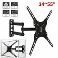 Full Motion TV Wall Mount for Most 14-55 Inch TVs Wall Mount for TV with Swivels Tilts Extends Articulating Arms TV Mount TV Bracket up to VESA 400x400mm&110lbs